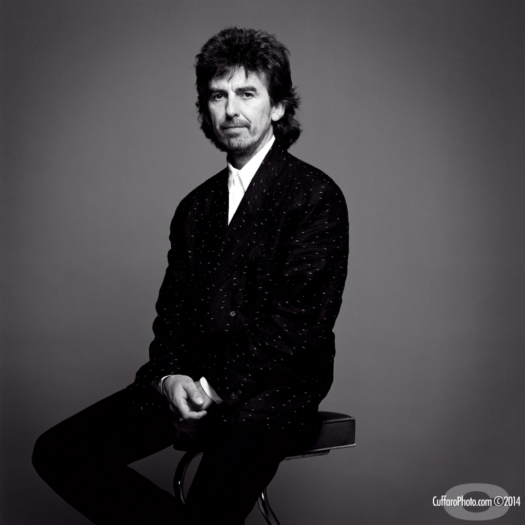 George Harrison for Musician Magazine Cover Story shot by Chris Cuffaro